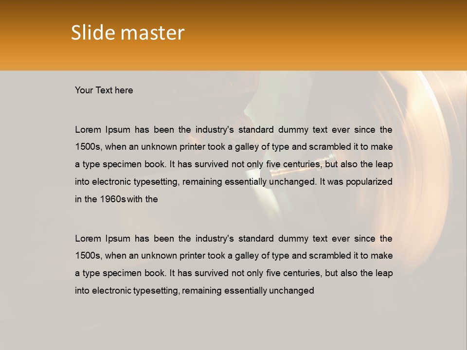 Supply Technology Electric PowerPoint Template