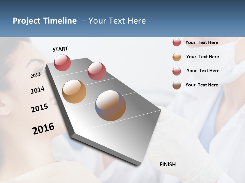 Cool Switch White PowerPoint Template
