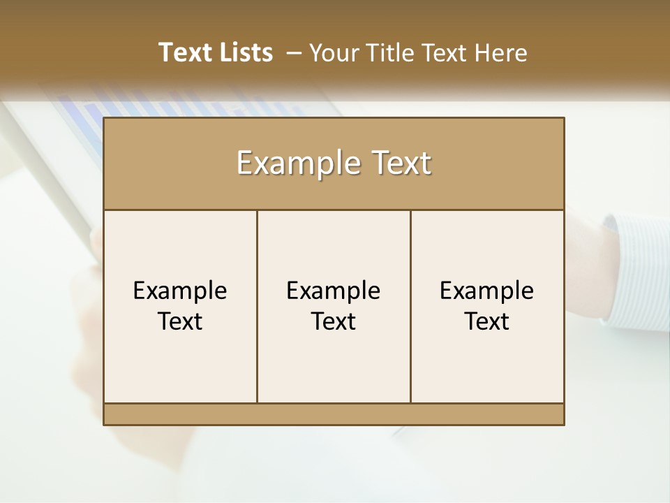 Equipment Conditioner Switch PowerPoint Template