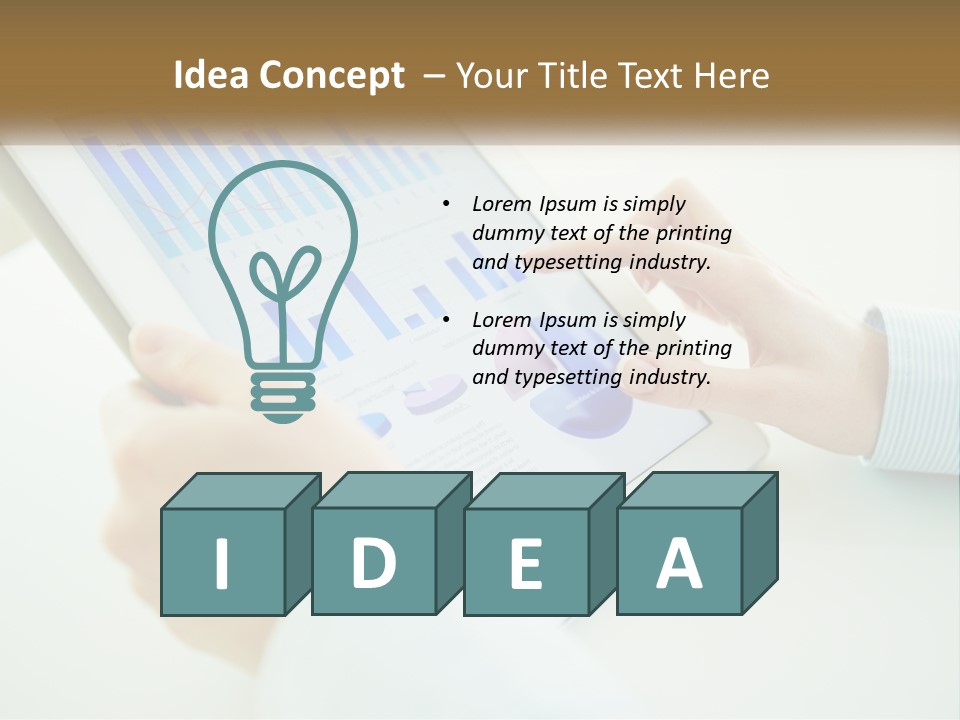 Equipment Conditioner Switch PowerPoint Template