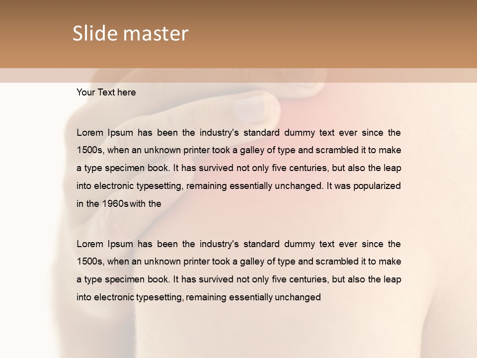 Supply Unit Remote PowerPoint Template