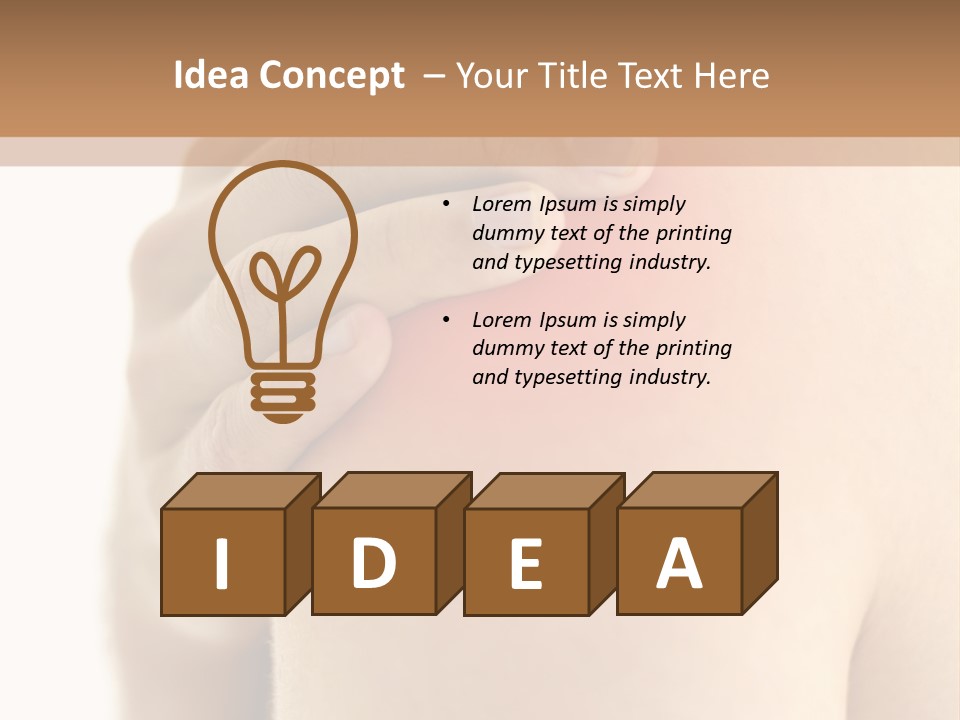 Supply Unit Remote PowerPoint Template