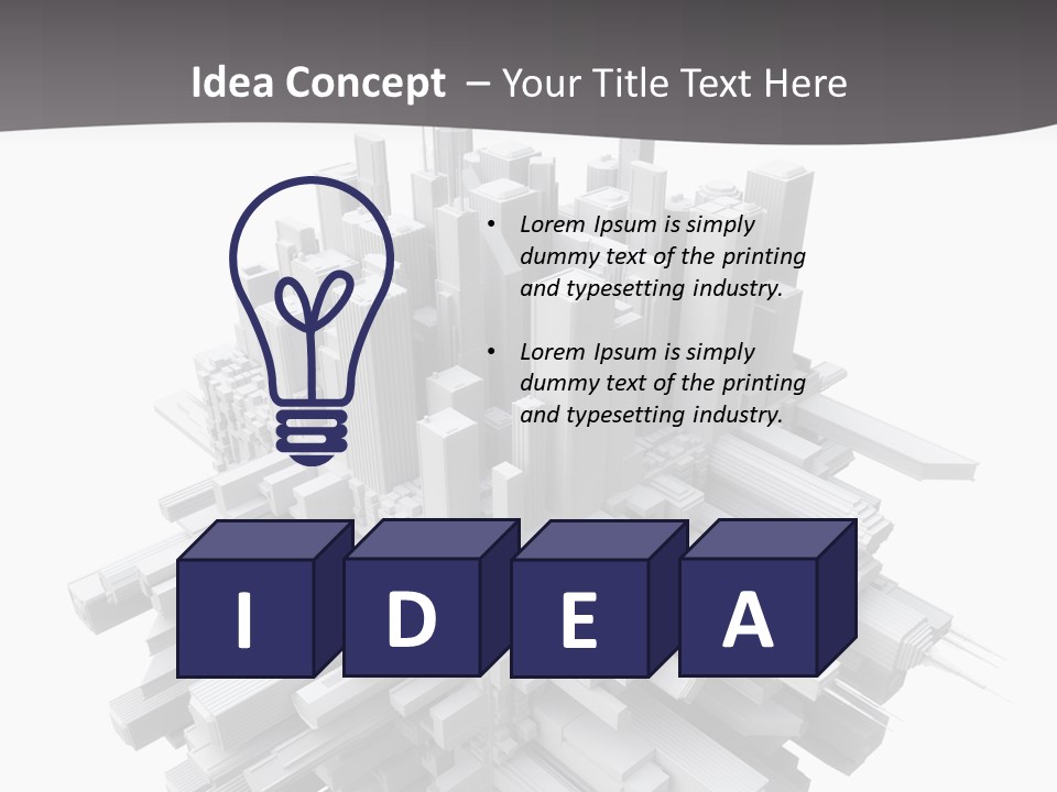 Unit Cool Switch PowerPoint Template