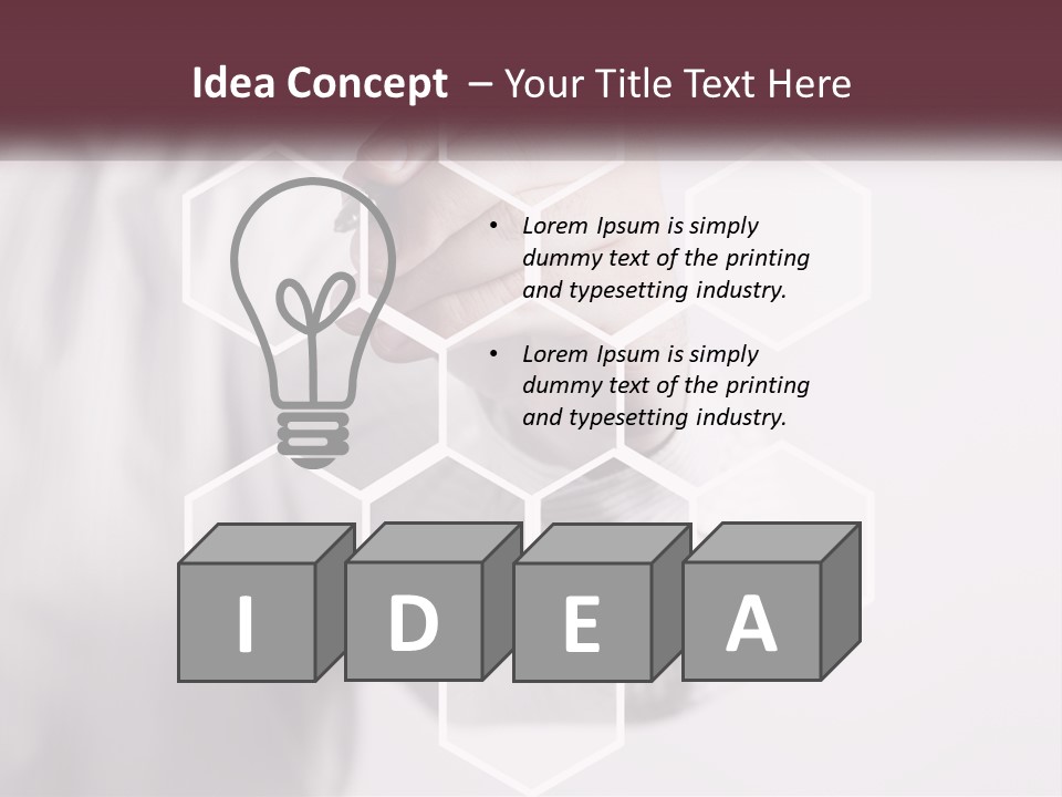 Electric Energy House PowerPoint Template