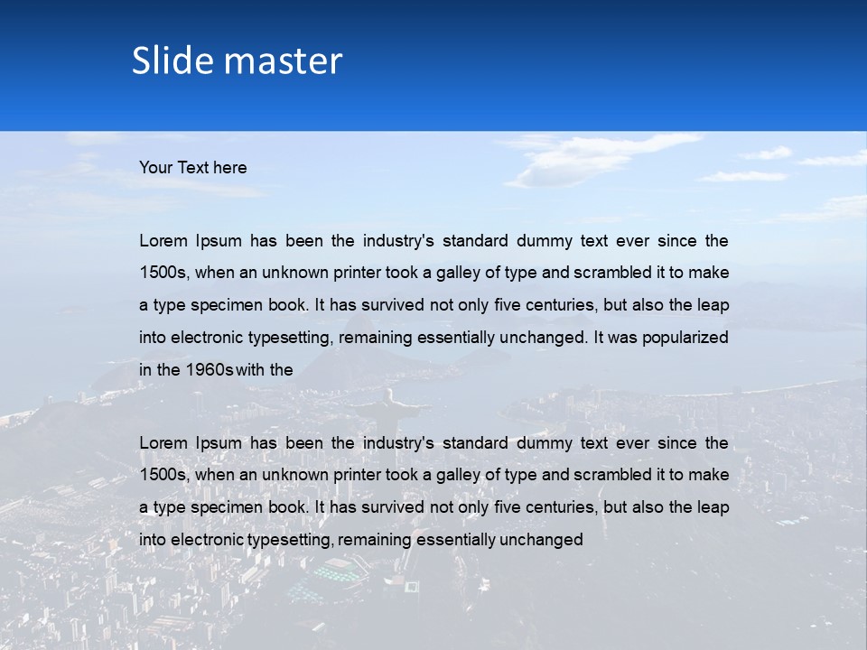 Cold Technology Conditioner PowerPoint Template