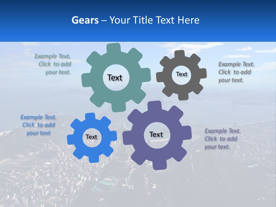 Cold Technology Conditioner PowerPoint Template