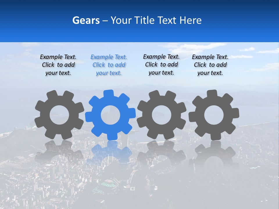 Cold Technology Conditioner PowerPoint Template