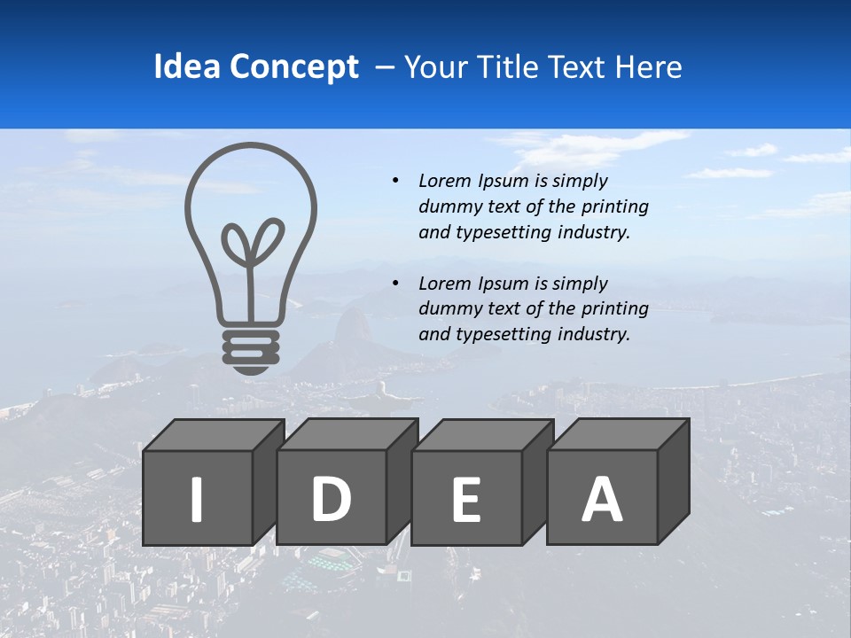 Cold Technology Conditioner PowerPoint Template