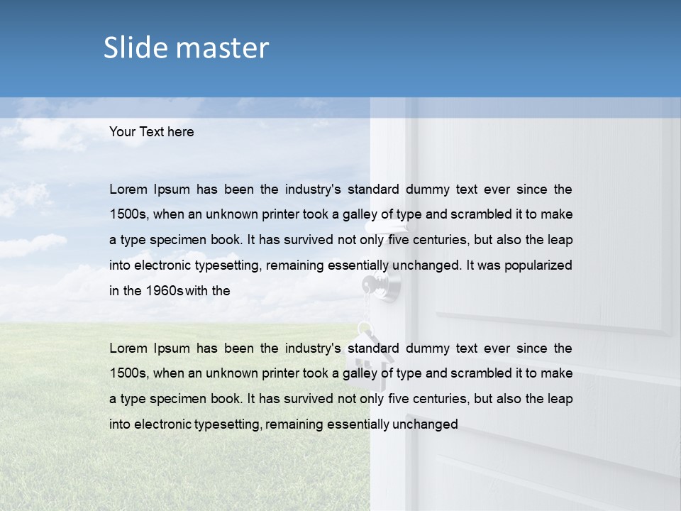 Electricity Air Home PowerPoint Template