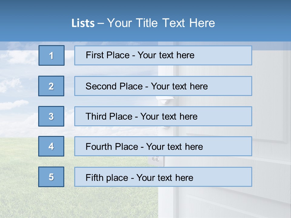 Electricity Air Home PowerPoint Template