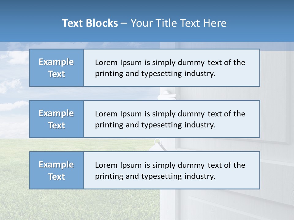 Electricity Air Home PowerPoint Template
