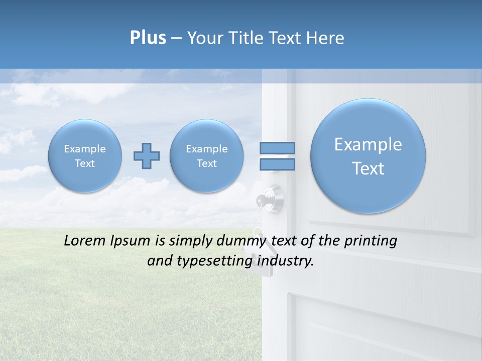 Electricity Air Home PowerPoint Template