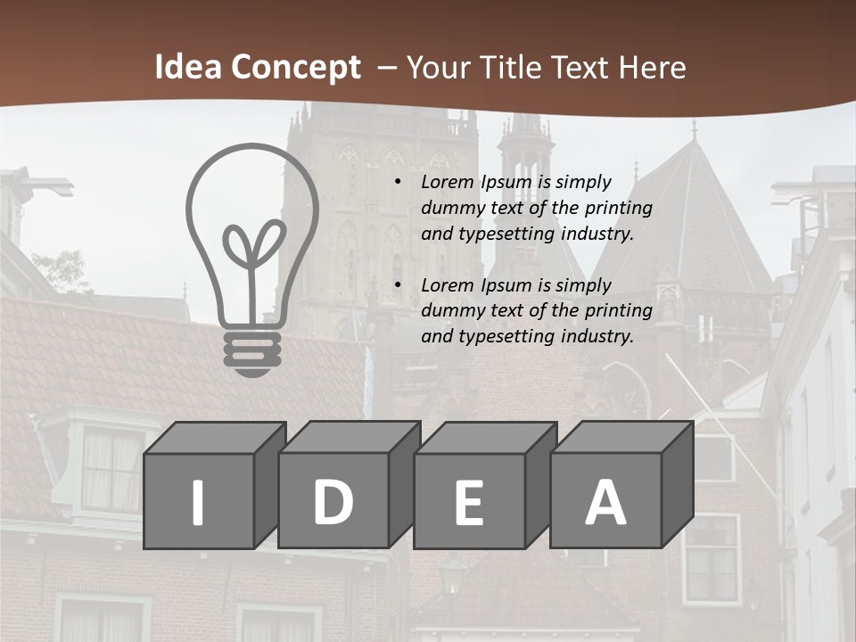 Cold Home Electricity PowerPoint Template