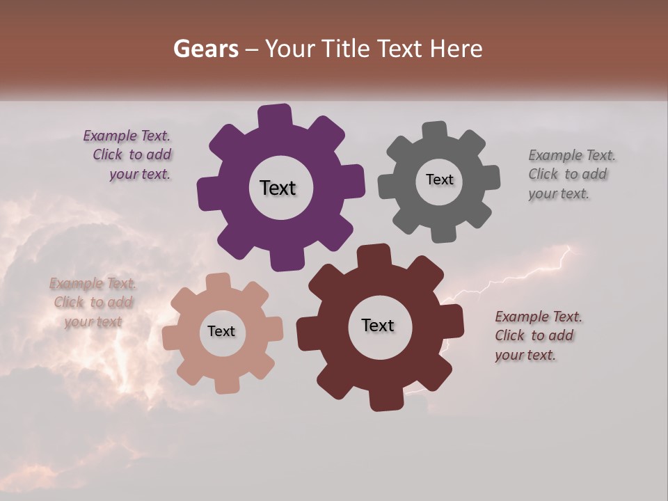 Cool Unit Power PowerPoint Template