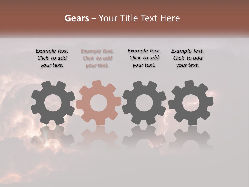 Cool Unit Power PowerPoint Template
