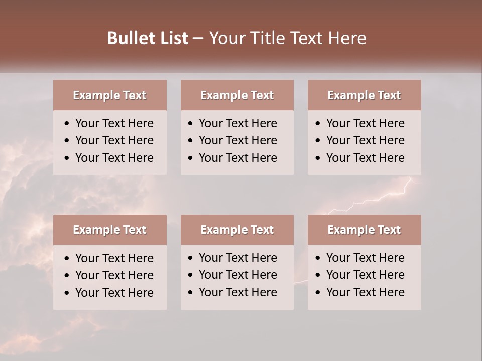 Cool Unit Power PowerPoint Template