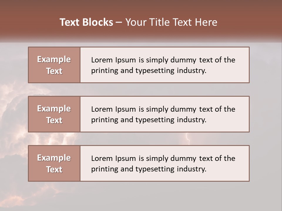 Cool Unit Power PowerPoint Template