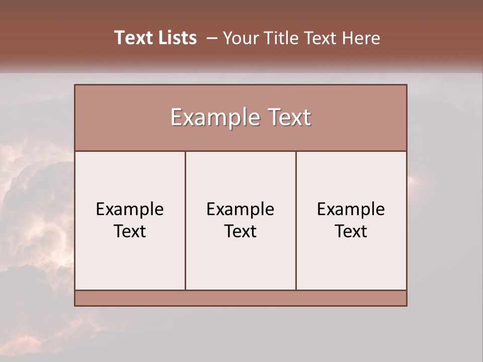 Cool Unit Power PowerPoint Template