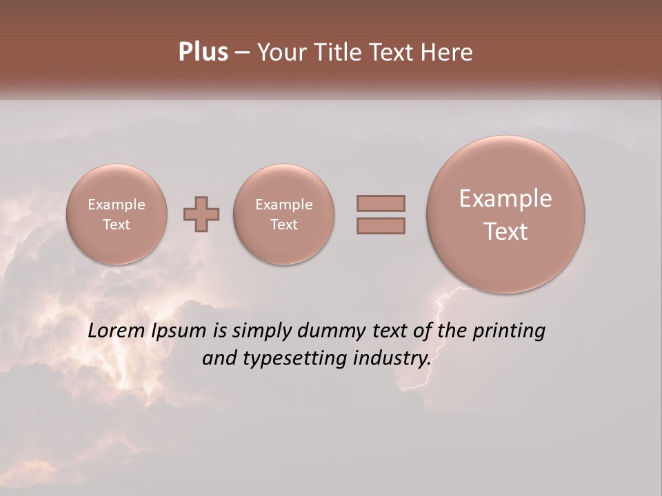 Cool Unit Power PowerPoint Template