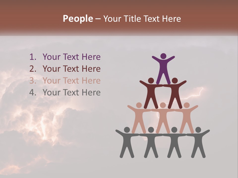 Cool Unit Power PowerPoint Template