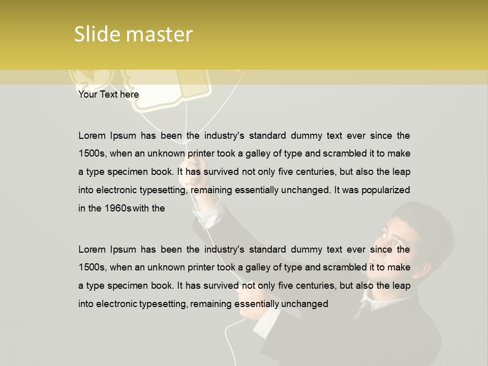 Technology House Ventilation PowerPoint Template