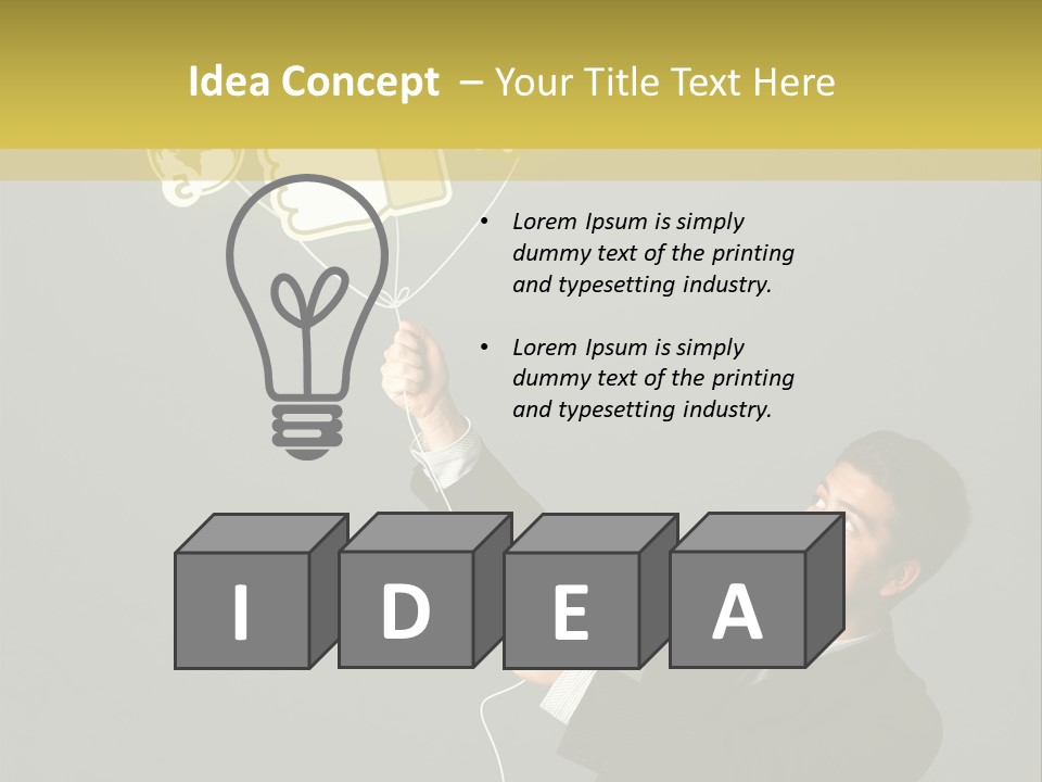 Technology House Ventilation PowerPoint Template