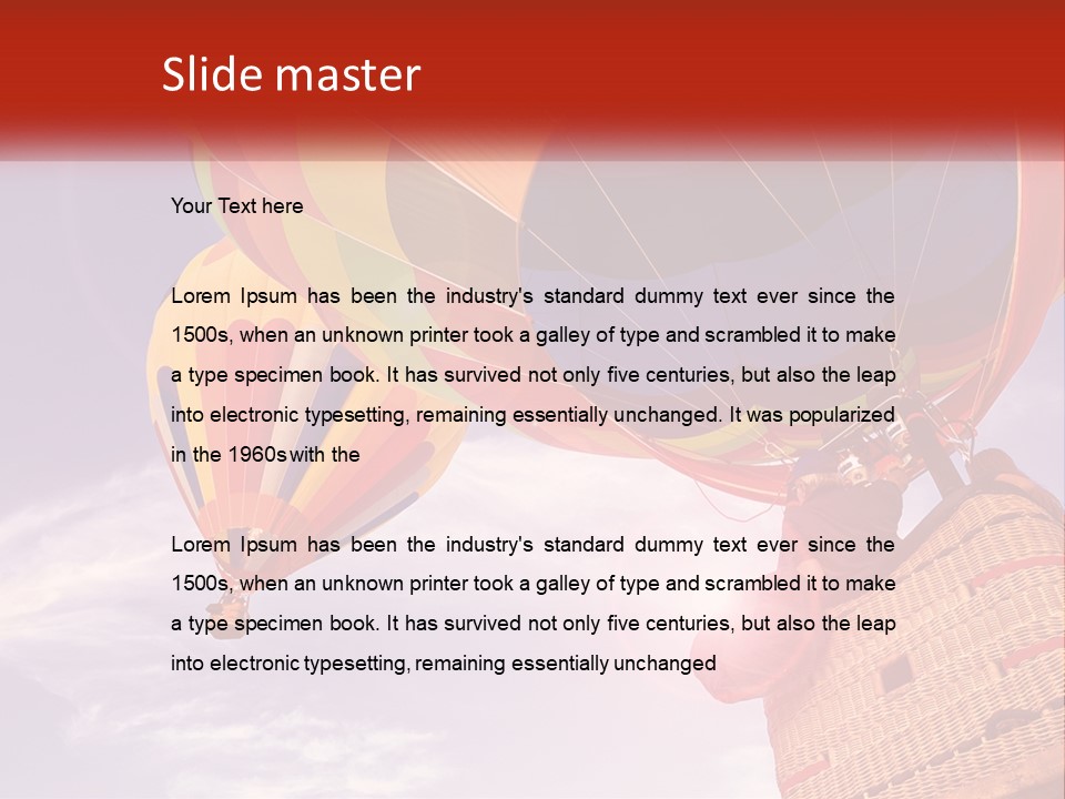 Heat Air Switch PowerPoint Template