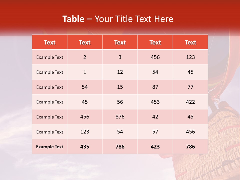 Heat Air Switch PowerPoint Template