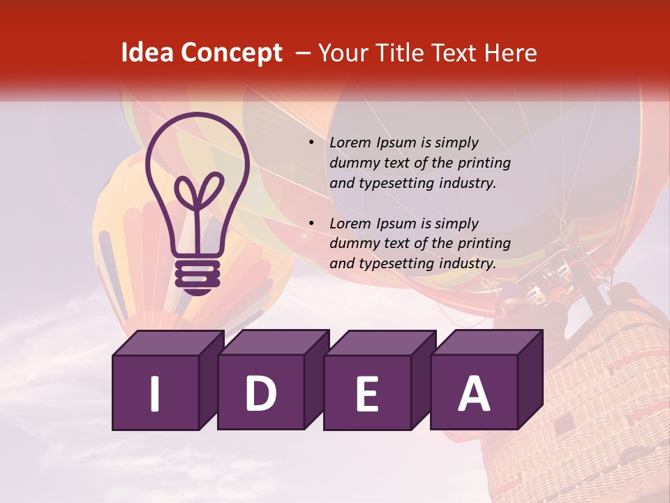 Heat Air Switch PowerPoint Template