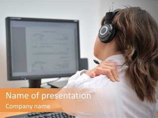 Part Cool White PowerPoint Template