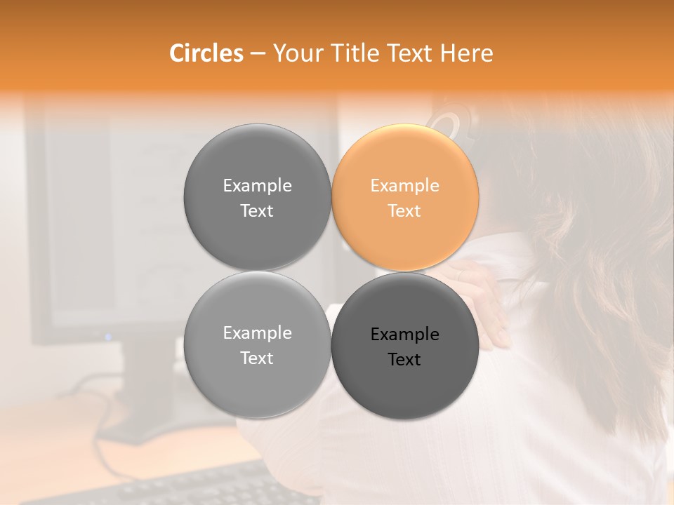 Part Cool White PowerPoint Template