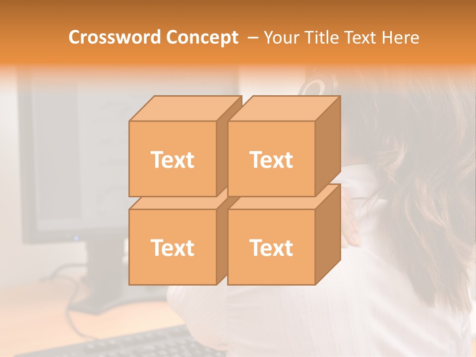 Part Cool White PowerPoint Template
