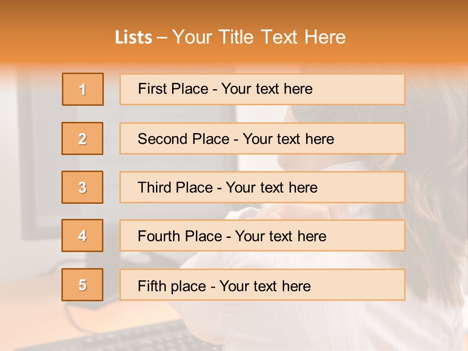 Part Cool White PowerPoint Template