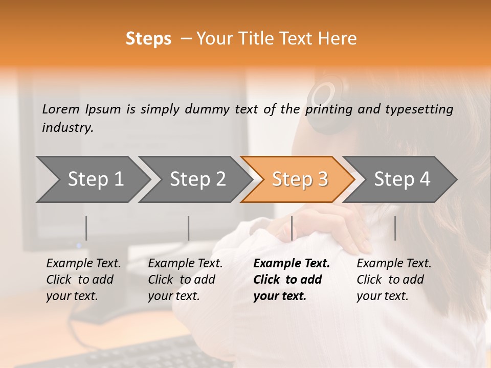 Part Cool White PowerPoint Template