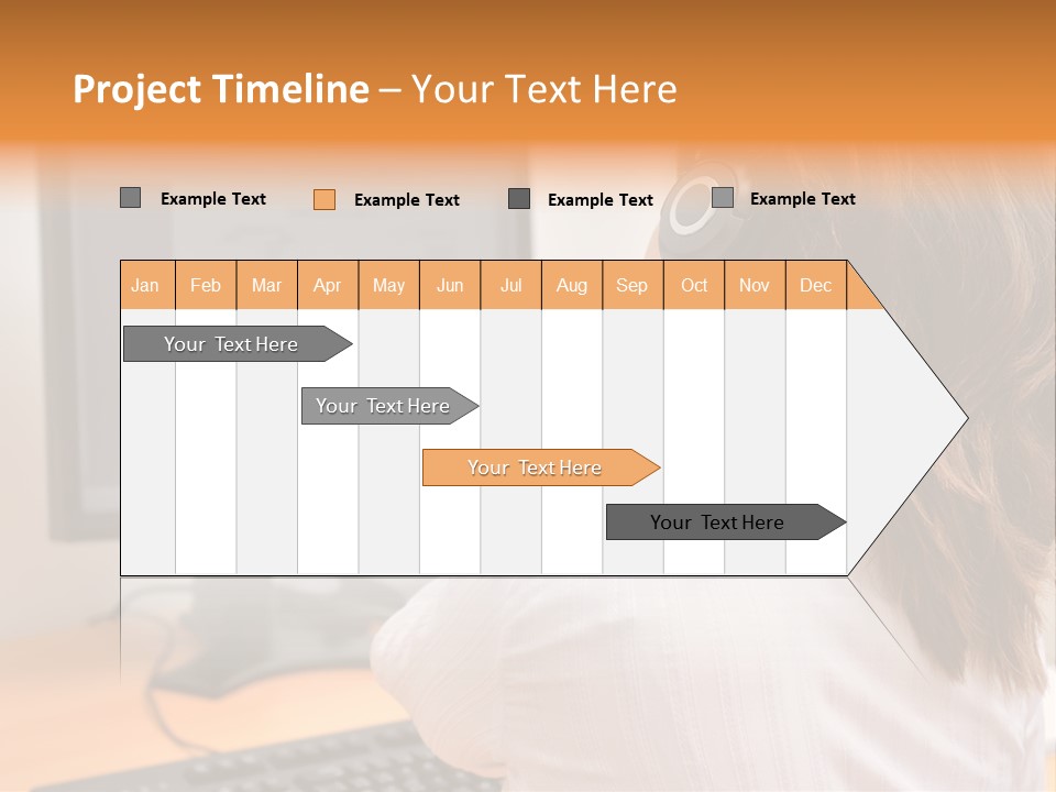 Part Cool White PowerPoint Template
