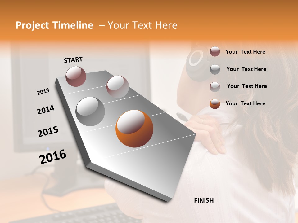 Part Cool White PowerPoint Template