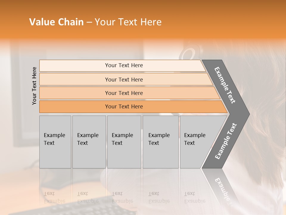 Part Cool White PowerPoint Template