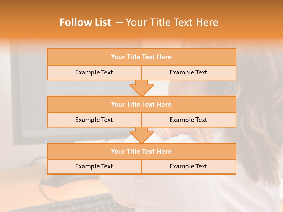 Part Cool White PowerPoint Template
