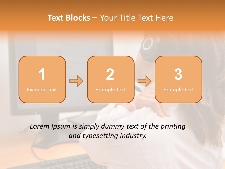 Part Cool White PowerPoint Template