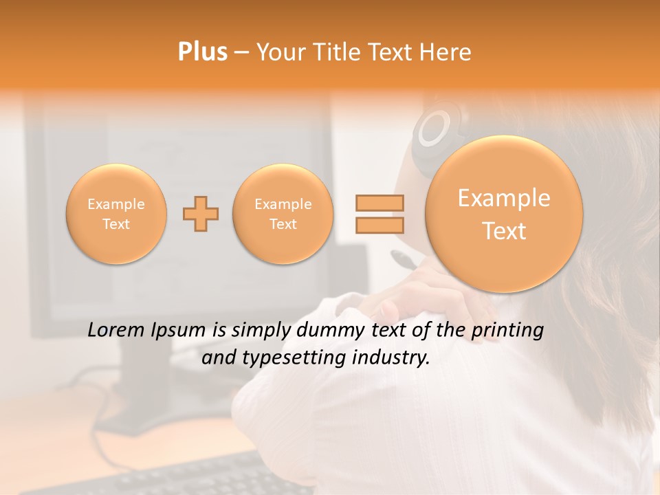 Part Cool White PowerPoint Template