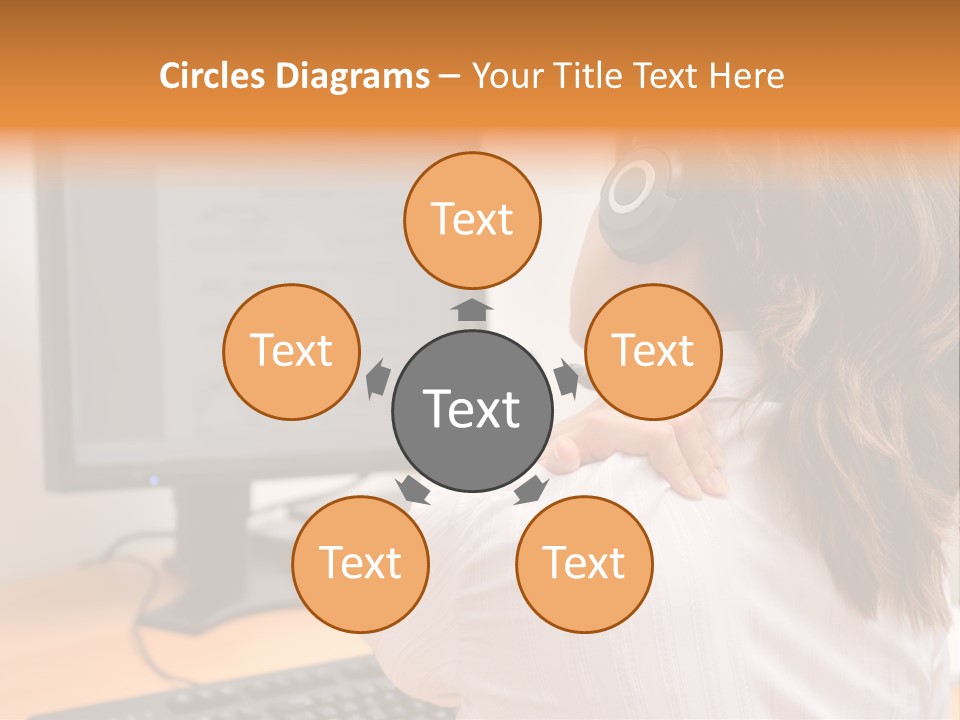 Part Cool White PowerPoint Template