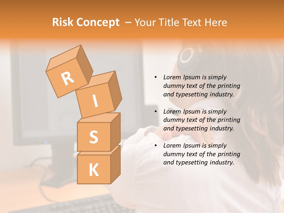 Part Cool White PowerPoint Template