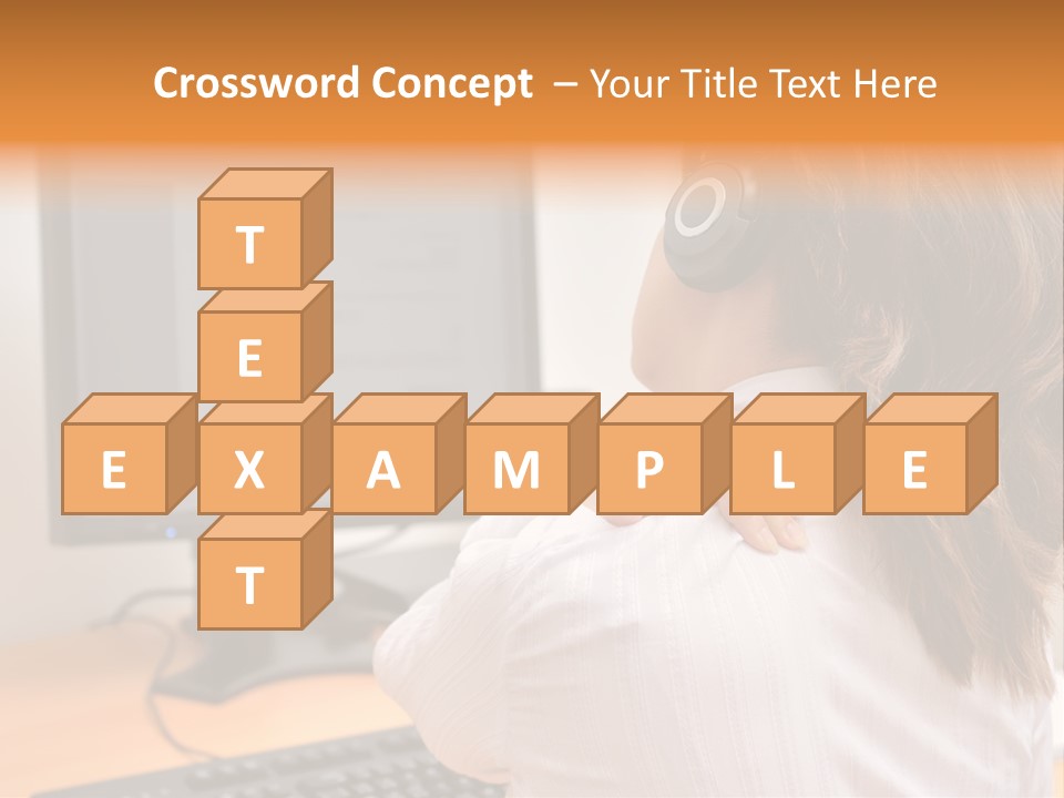 Part Cool White PowerPoint Template