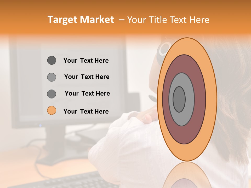 Part Cool White PowerPoint Template