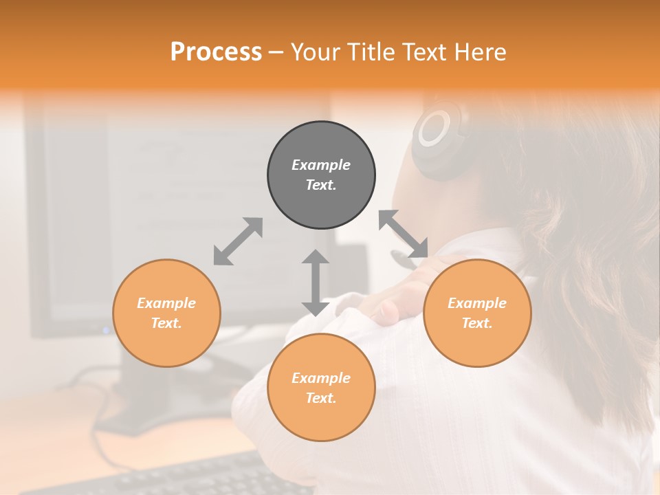 Part Cool White PowerPoint Template
