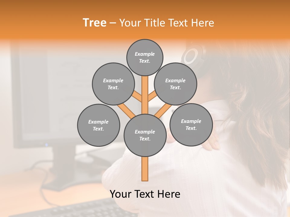 Part Cool White PowerPoint Template
