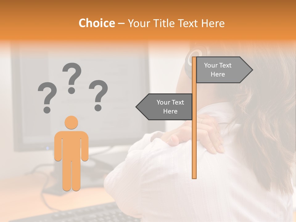 Part Cool White PowerPoint Template