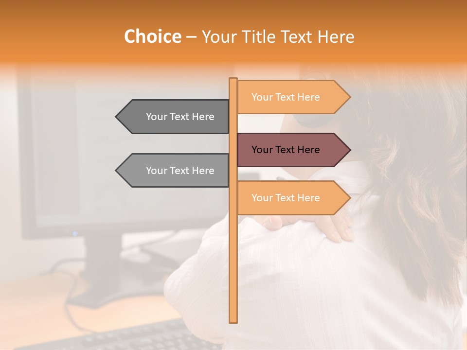 Part Cool White PowerPoint Template