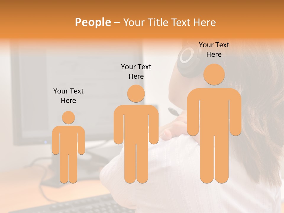 Part Cool White PowerPoint Template