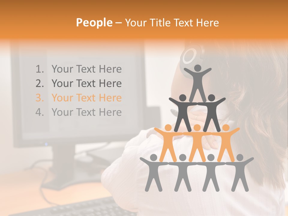 Part Cool White PowerPoint Template